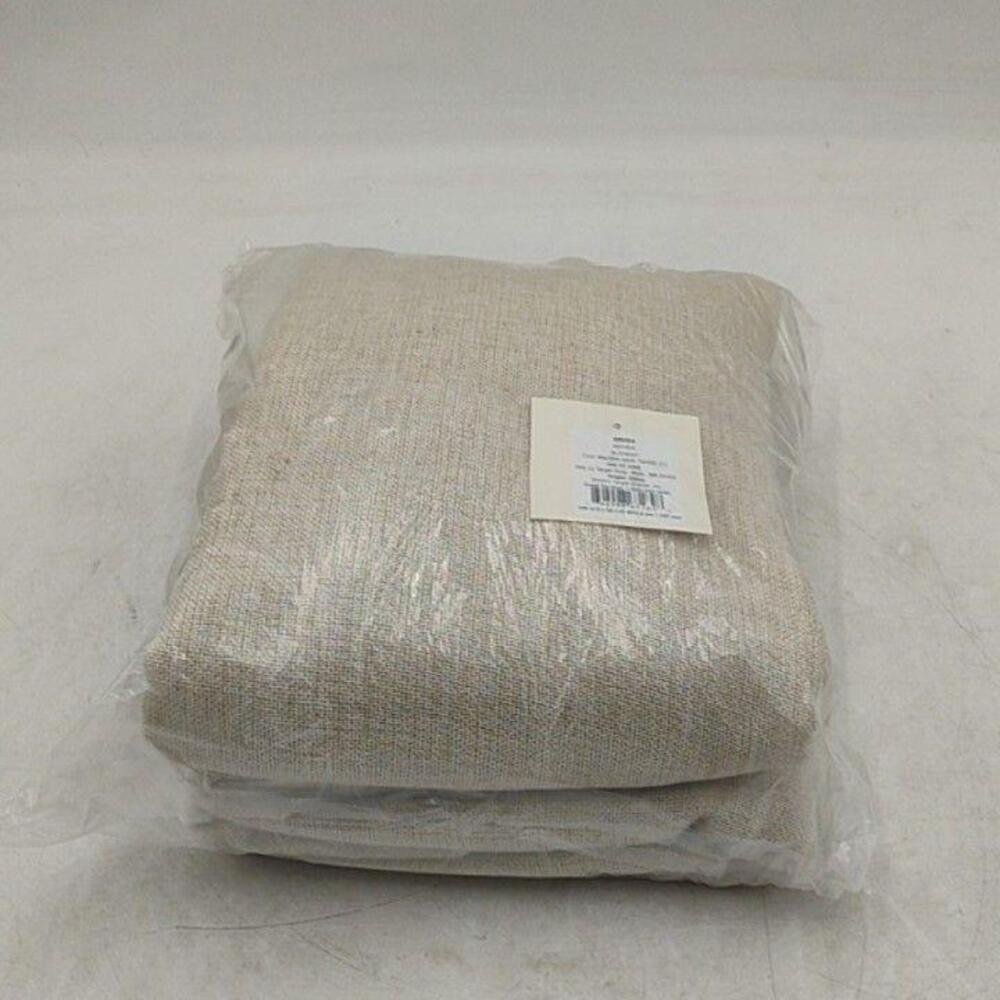 Blackout Curtain Panel 50x108 Aruba Natural Beige Textured Window Panel New